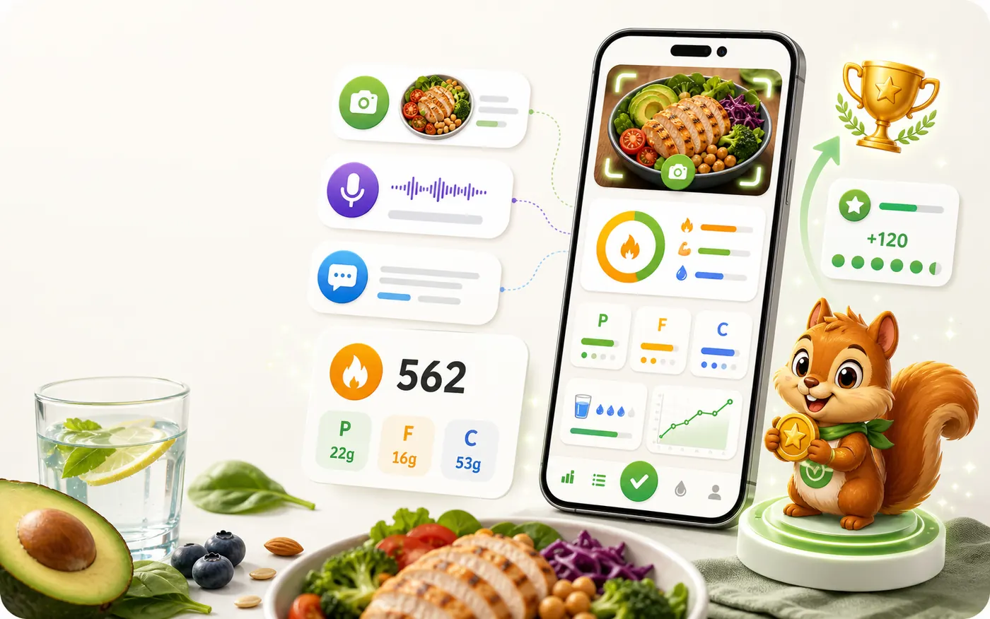 FoodWarz — ИИ-счётчик калорий в Telegram: анализ еды по фото, калории и БЖУ